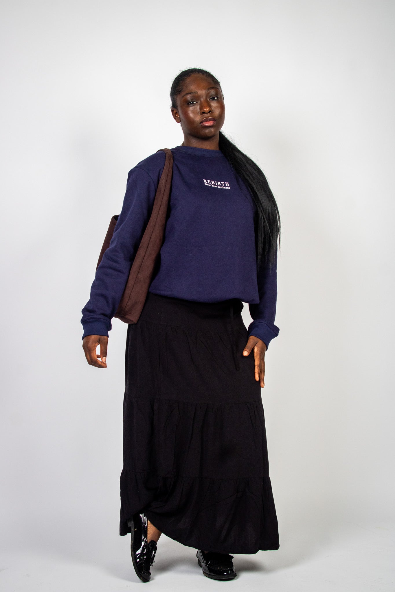 RB Crewneck Sweatshirt - Navy